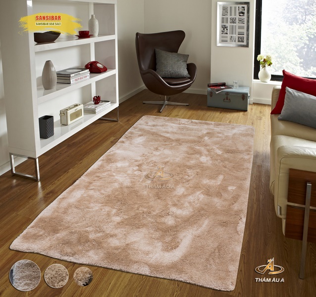 Thảm lông xù cao cấp Sansibar 650 Salt