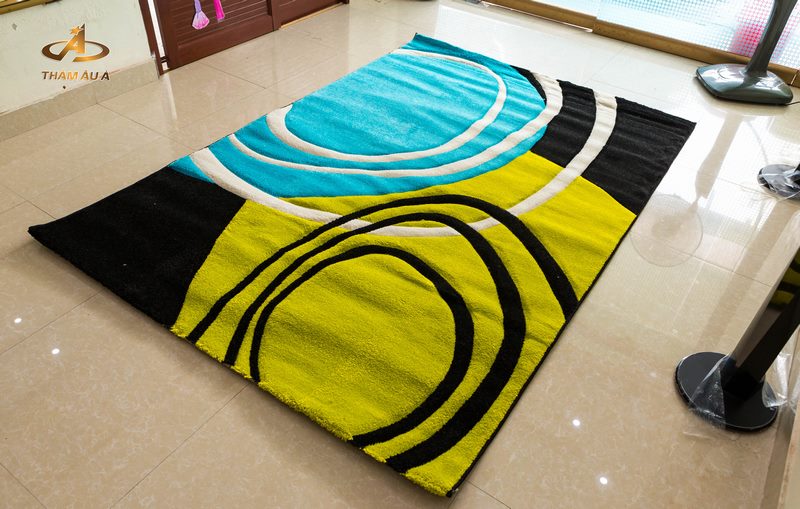 Mẫu Thảm Phòng Khách 104 Aqua Green