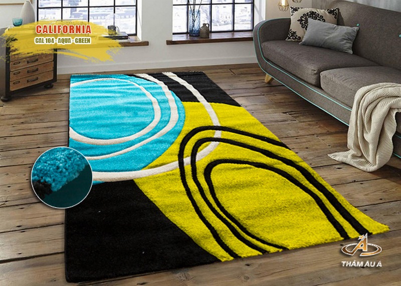 Mẫu Thảm Phòng Khách 104 Aqua Green