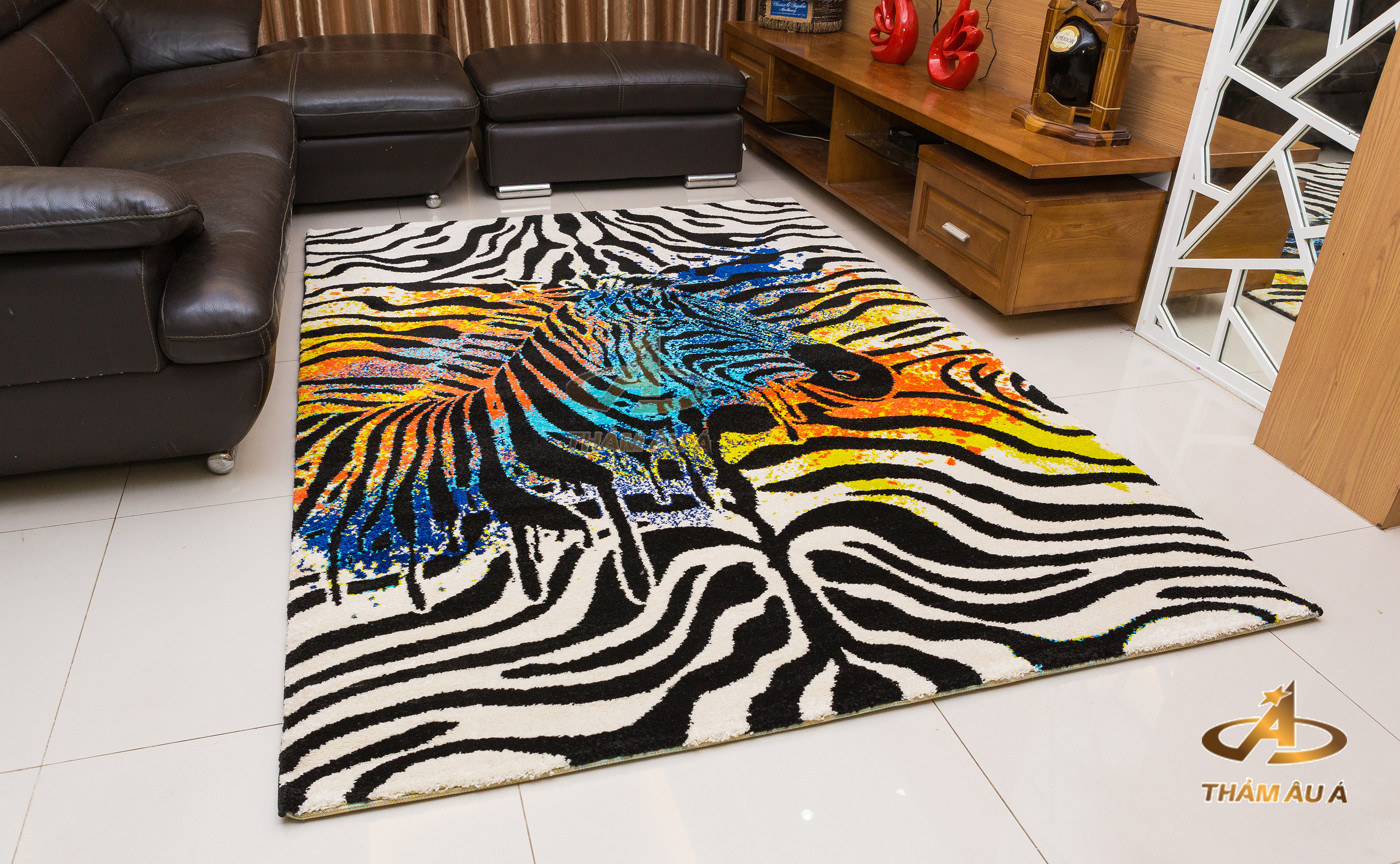 Thảm trang trí nhập khẩu MAYA 485 ZEBRA