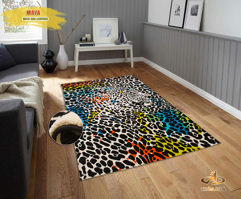 Thảm trang trí nhập khẩu MAYA 486 LEOPARD