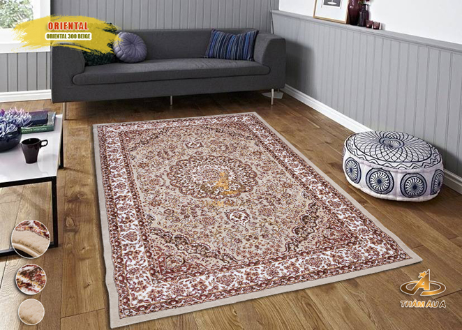 Thảm Trang Trí Nhập Khẩu ORIENTAL 300 BEIGE