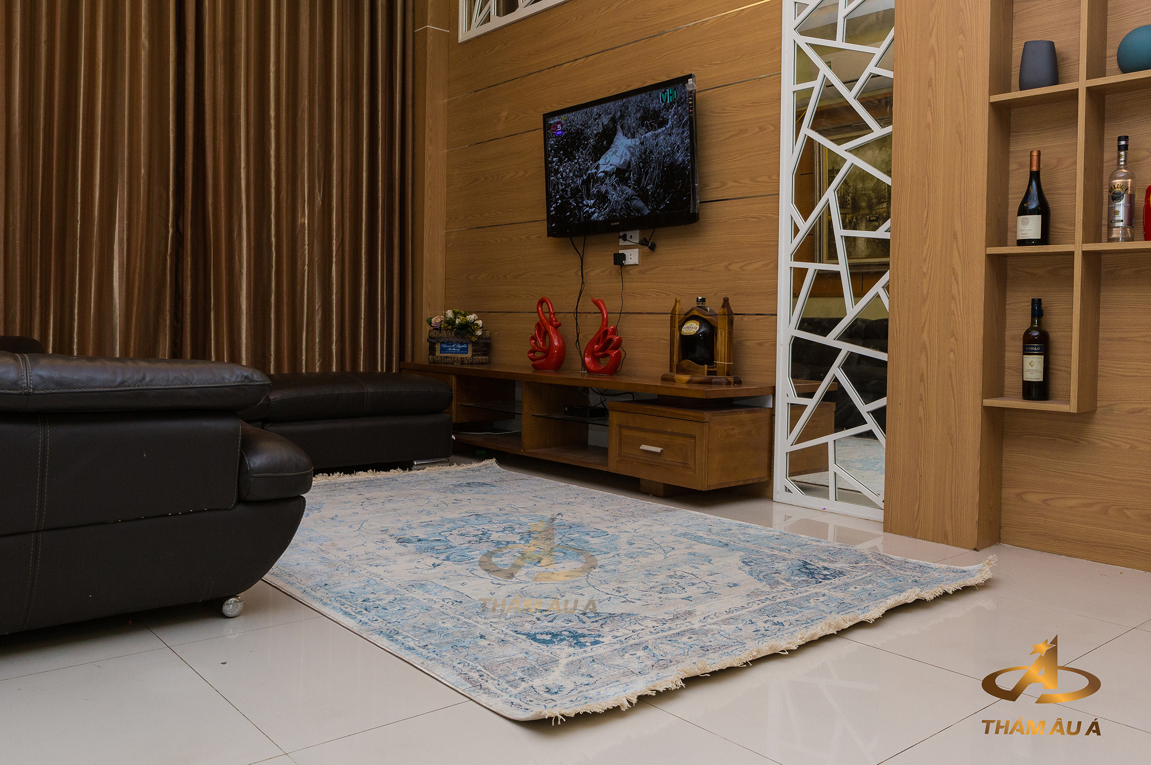 Thảm trang trí nhập khẩu VINTAGE 701 BLUE