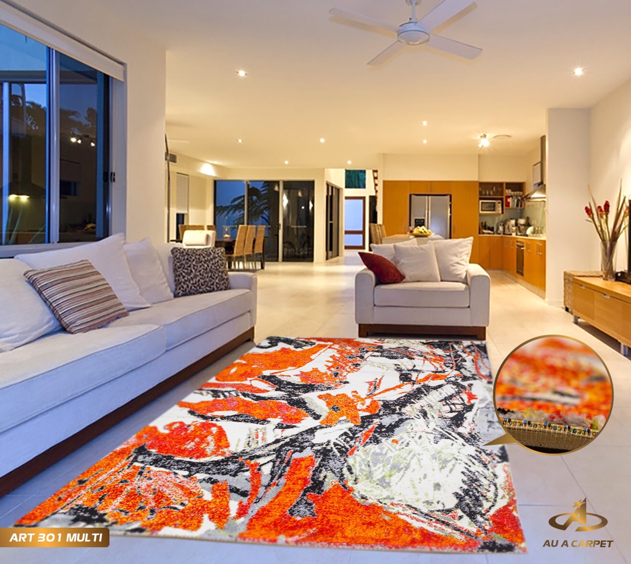 Thảm trang trí Artwork ART 301 Multi