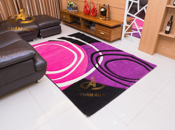 Thảm trang trí nhập khẩu California 104 Fuchsia – Purle