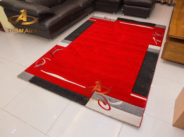 Thảm Trang Trí Nhập Khẩu California 122 Red