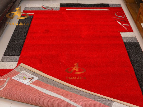 Thảm Trang Trí Nhập Khẩu California 122 Red