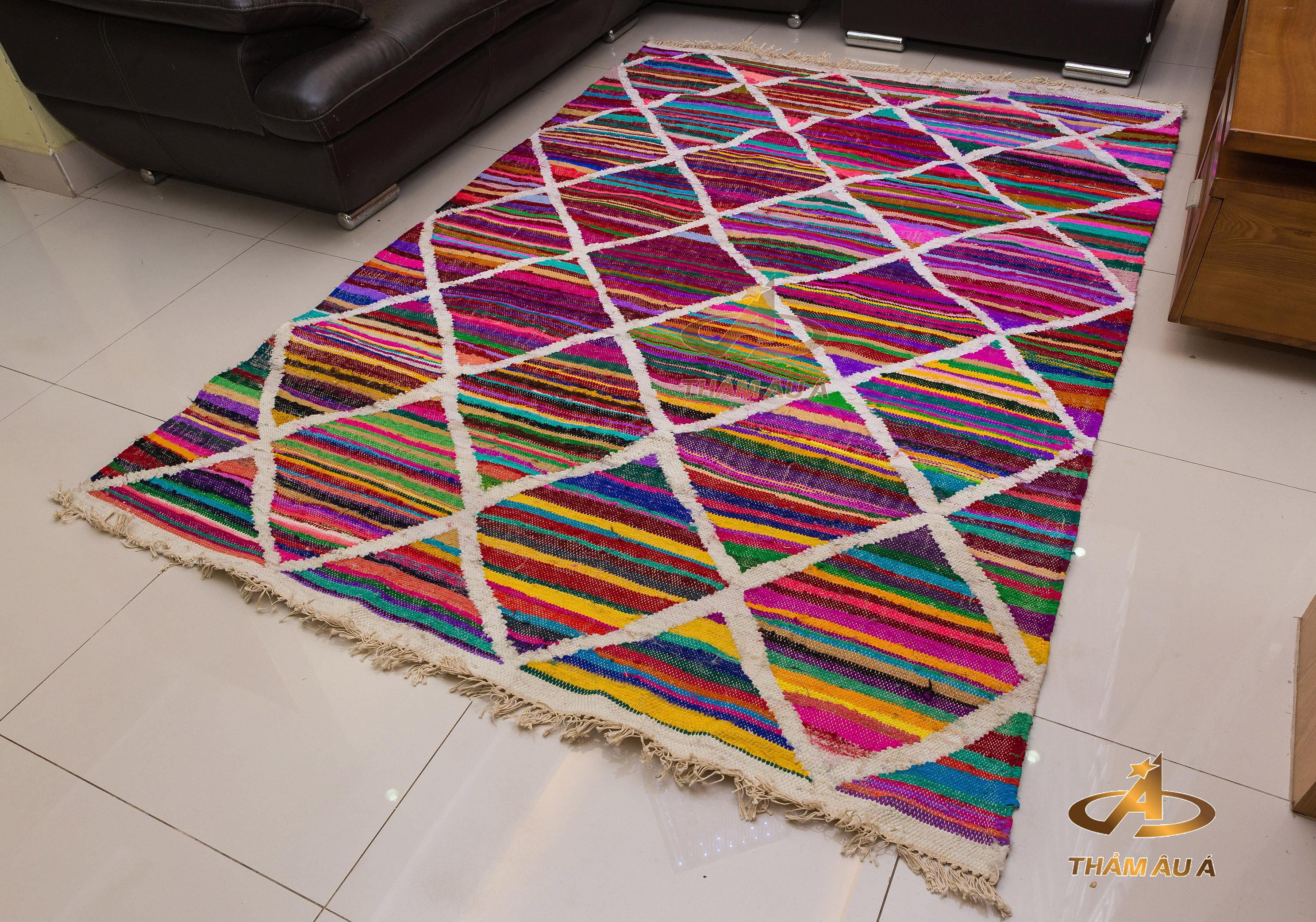Thảm Trang Trí Nhập Khẩu BEDUINI 422 RAINBOW