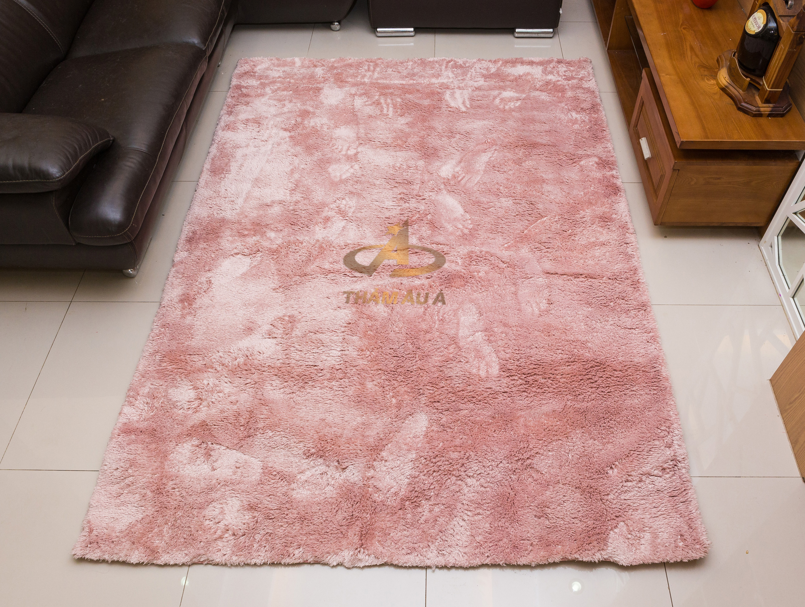 Thảm trang trí nhập khẩu CURACAO 490 POWDERPINK