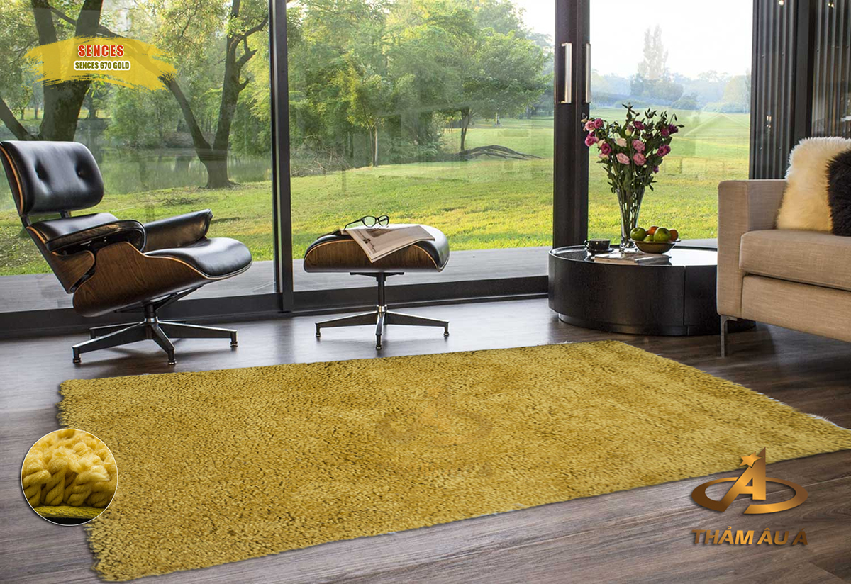 Thảm trang trí nhập khẩu SENCES 670 GOLD