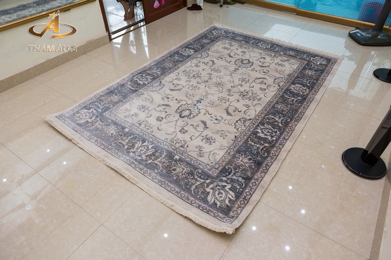 Mẫu thảm phòng khách vintage 700 Ivory