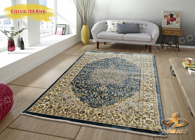Thảm đẹp trang trí Classic 700 Blue