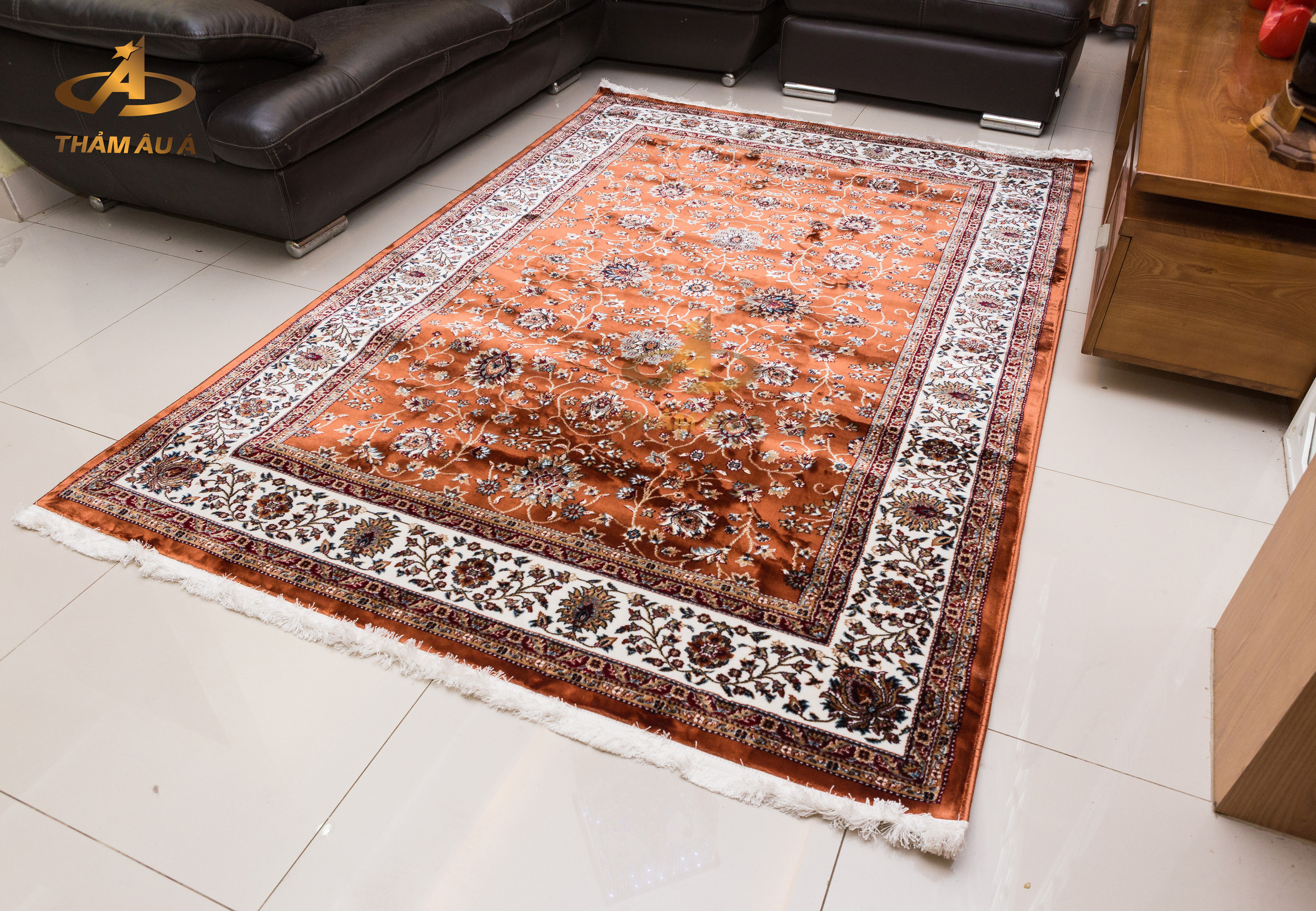 Thảm trang trí nhập khẩu Classic 701 Rust