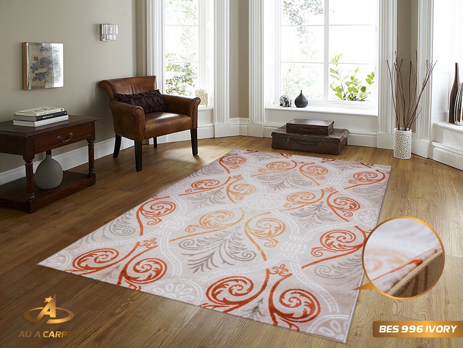 Thảm trang trí nhập khẩu Beste 996 Gold Ivory