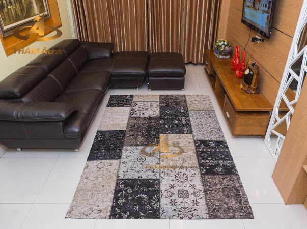 Thảm trang trí hiện đại Cocoon Silver 990