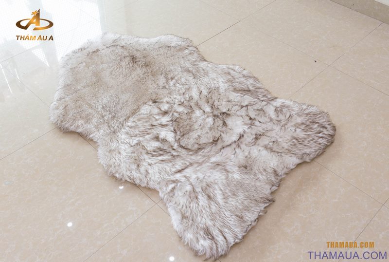 Thảm trang trí lông xù SOFTA 800 WHITE