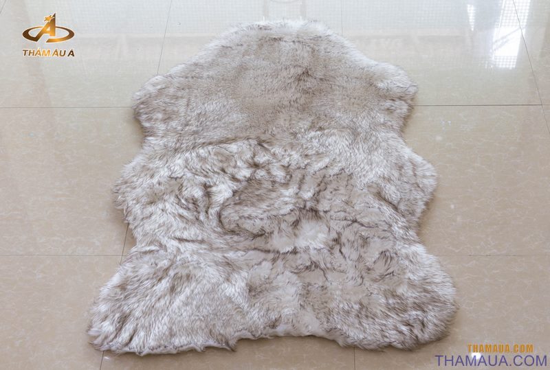 Thảm trang trí lông xù SOFTA 800 WHITE