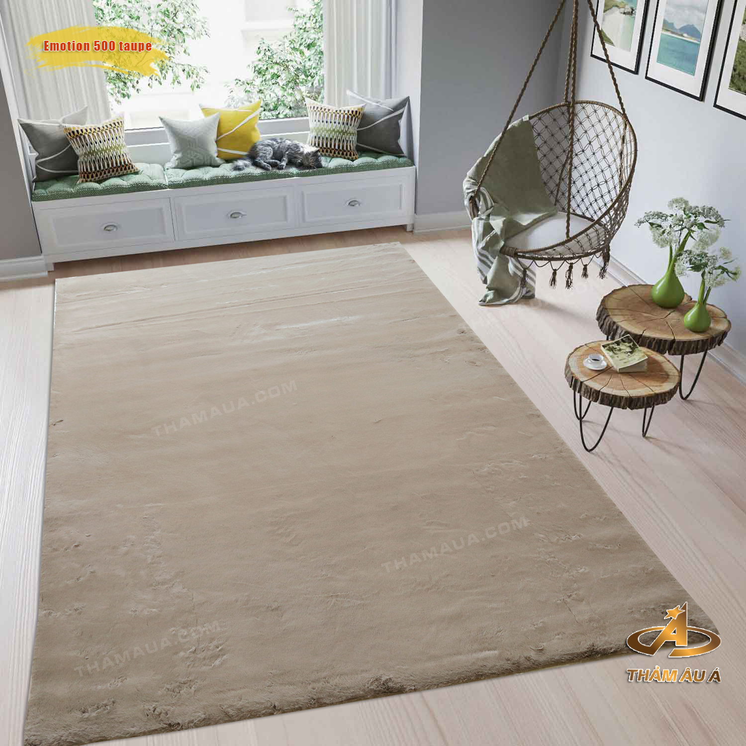 Thảm Nhập Khẩu Emotion 500 Taupe
