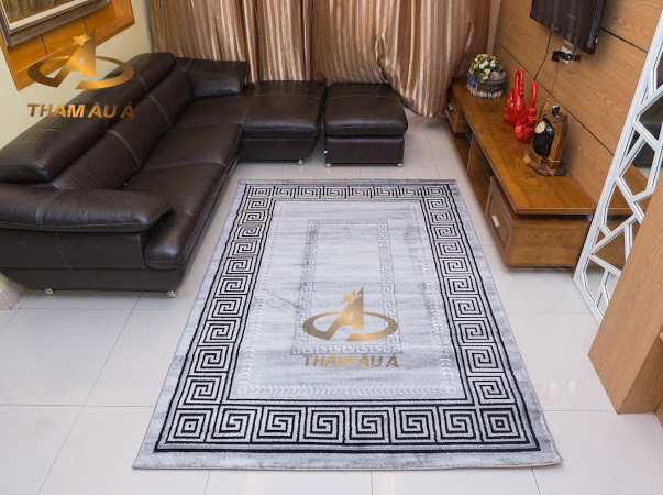 Thảm Trang Trí Nhập Khẩu Aura Silver