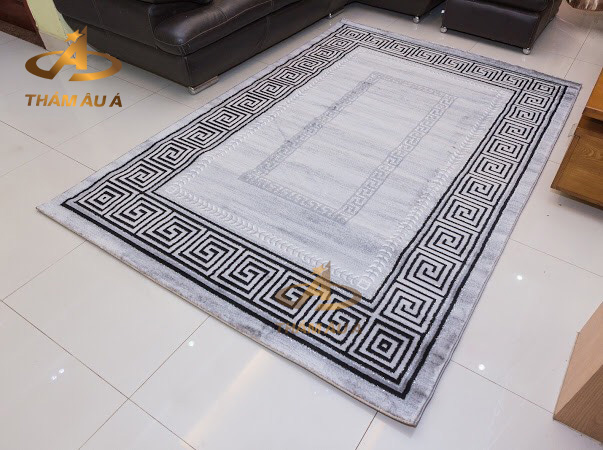Thảm Trang Trí Nhập Khẩu Aura Silver
