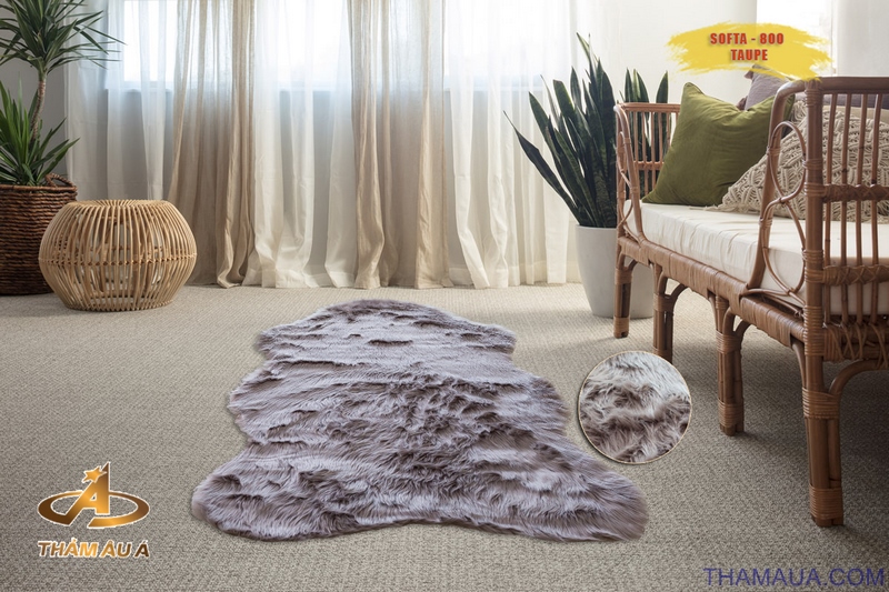 Thảm Trang Trí SOFTA 800 TAUPE