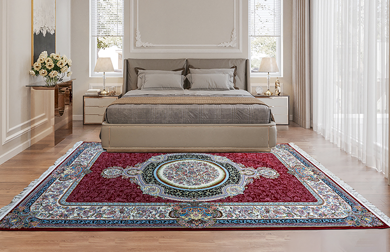 Thảm Nhập Khẩu Iran Tabris Red 1200
