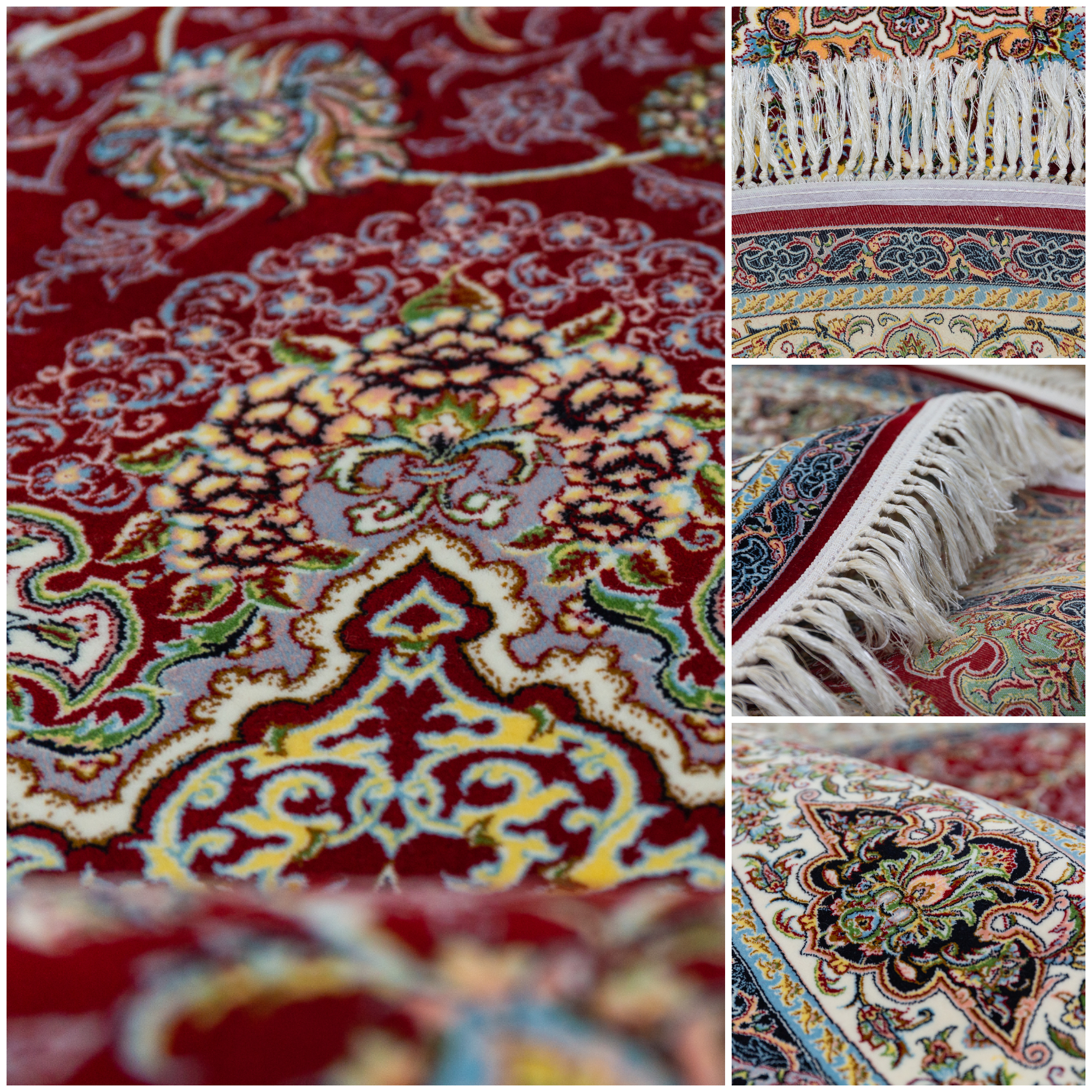 Thảm Nhập Khẩu Iran CIRCLE RED 1200