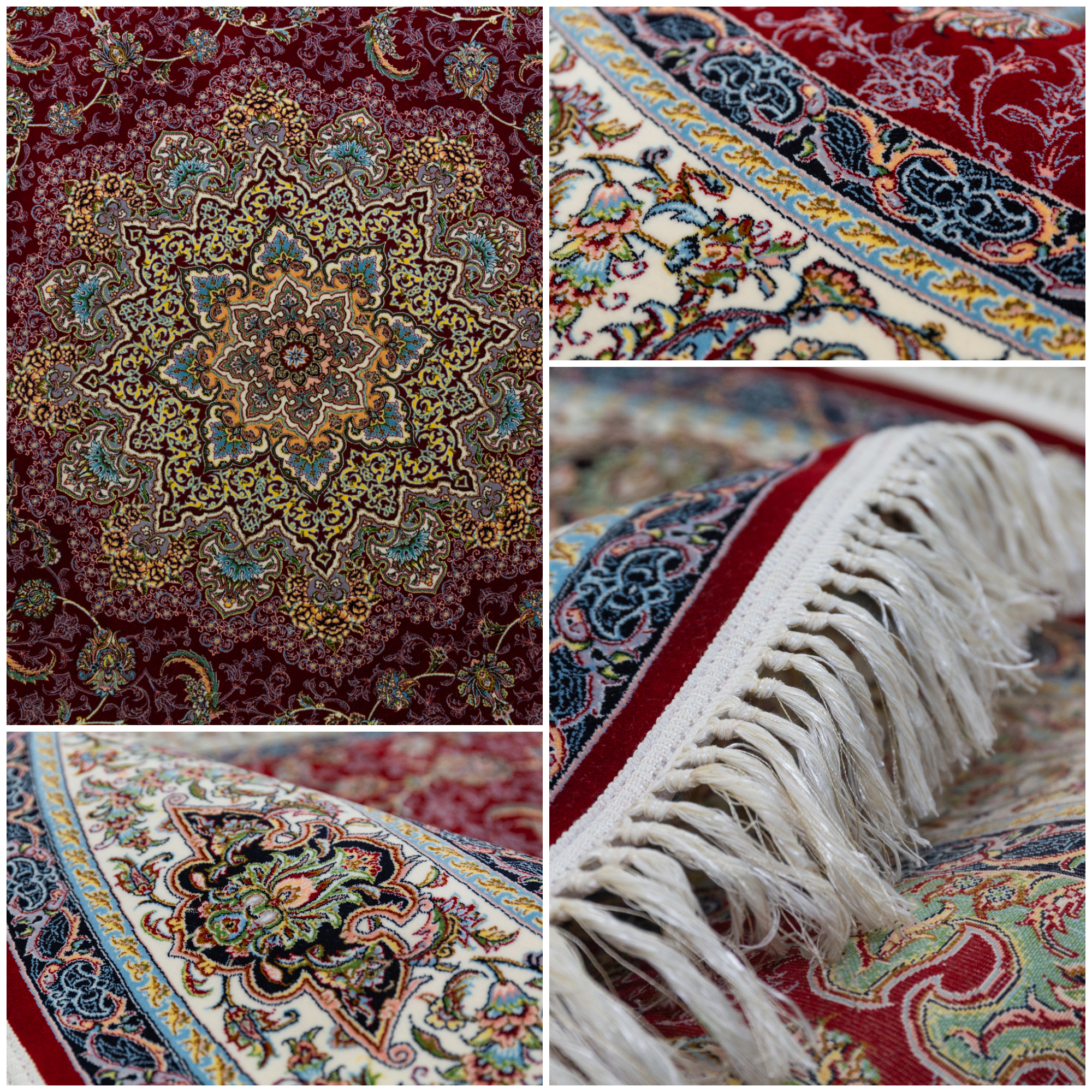 Thảm Nhập Khẩu Iran CIRCLE RED 1200