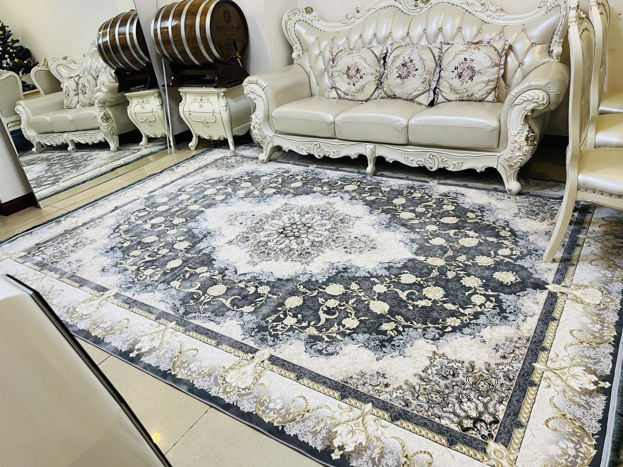 Thảm Nhập Khẩu Iran Roxana Gray 1500